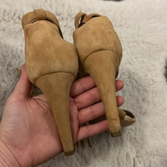 Chloe suede fringe  sandal - Picture 6 of 9